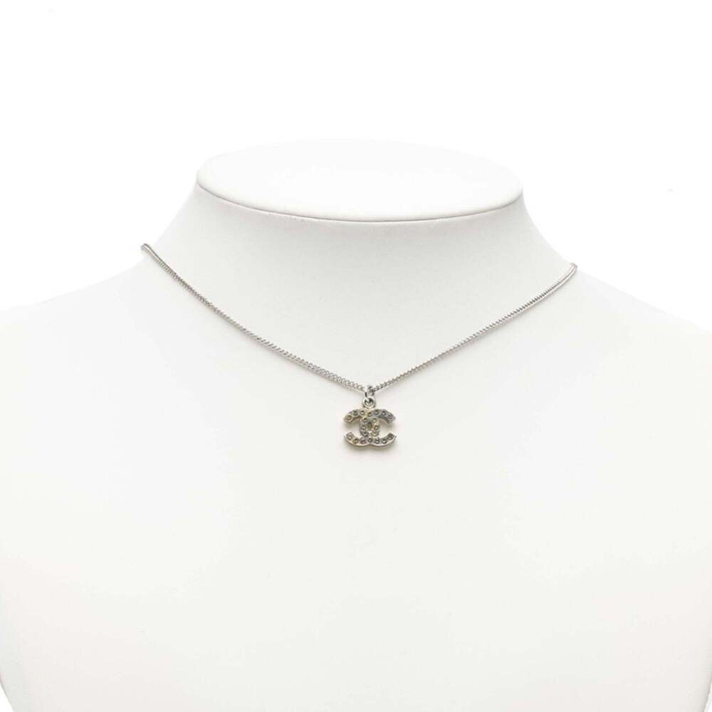 CHANEL Silver Logo Necklace - Picture 5 of 5